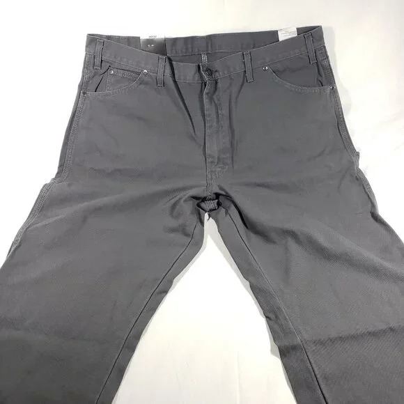 Dickies Men's Relaxed-Fit Carpenter Jean Rinsed Slate Straight Leg 40x32 1932RSL - Picture 4 of 7